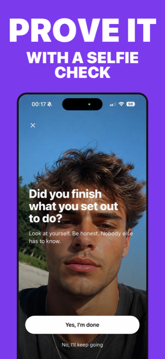 Prove it with a selfie check